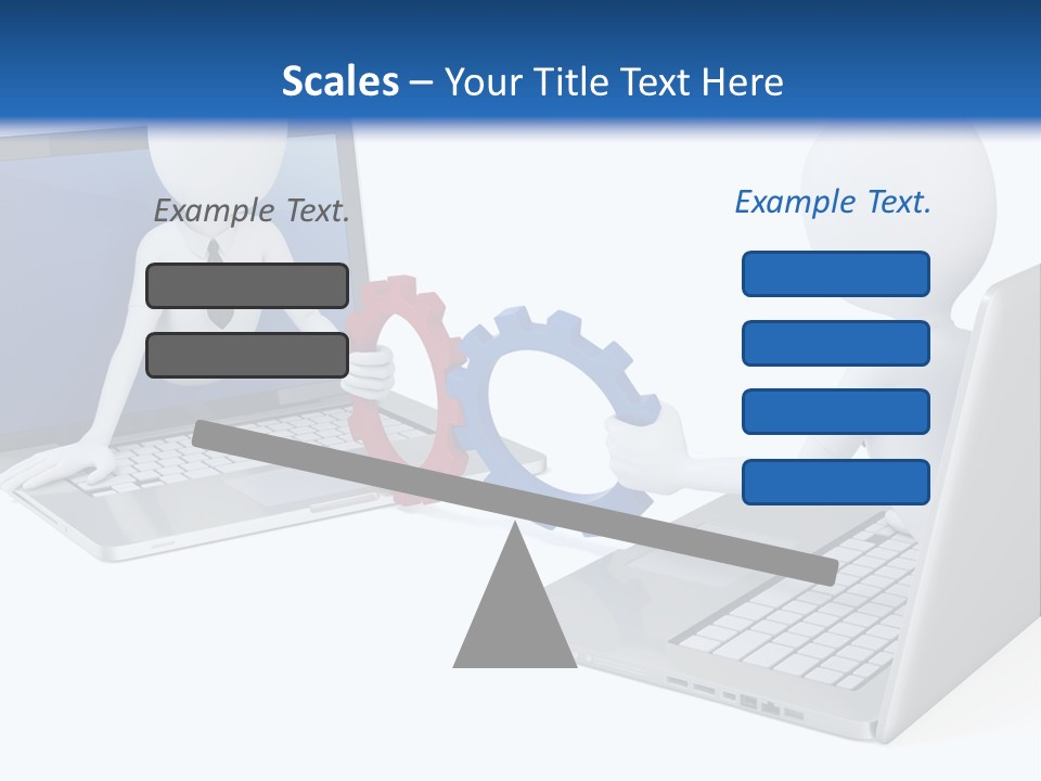 Online Male Businessman PowerPoint Template