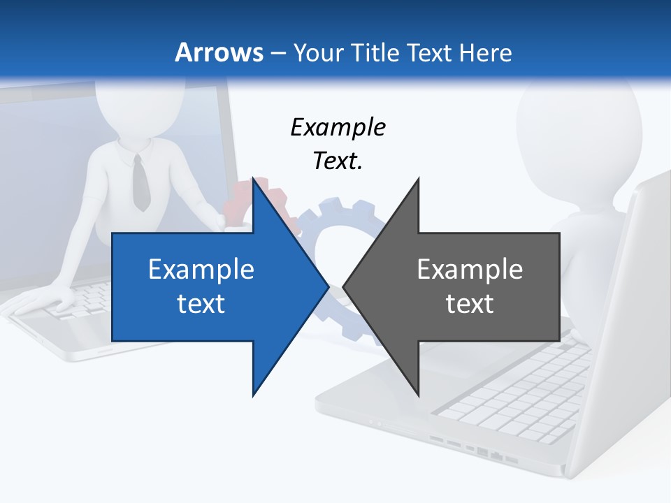 Online Male Businessman PowerPoint Template