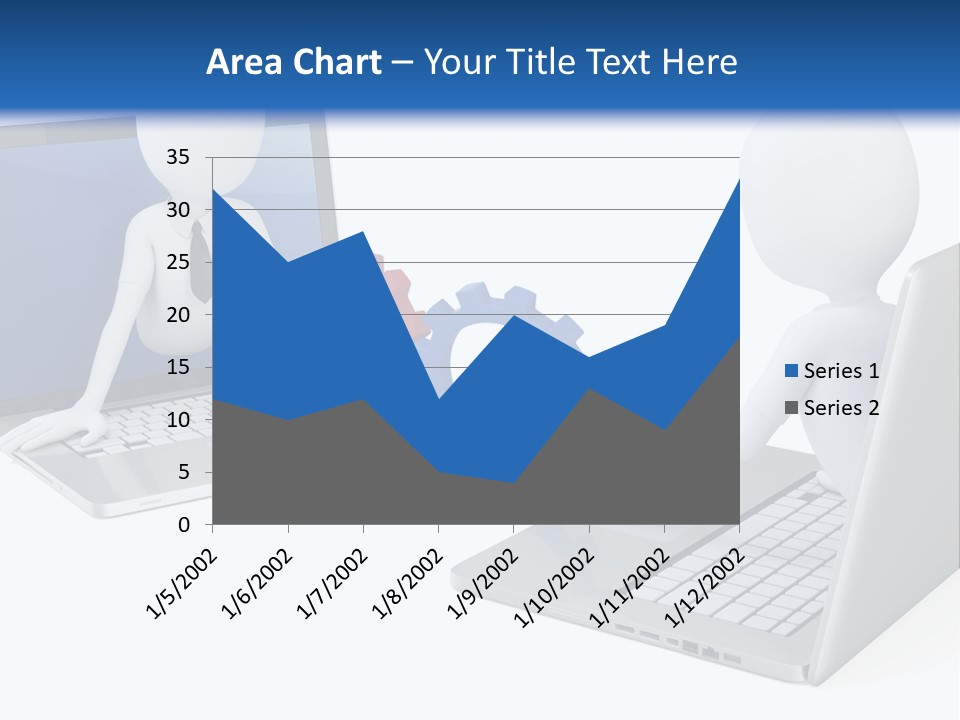 Online Male Businessman PowerPoint Template