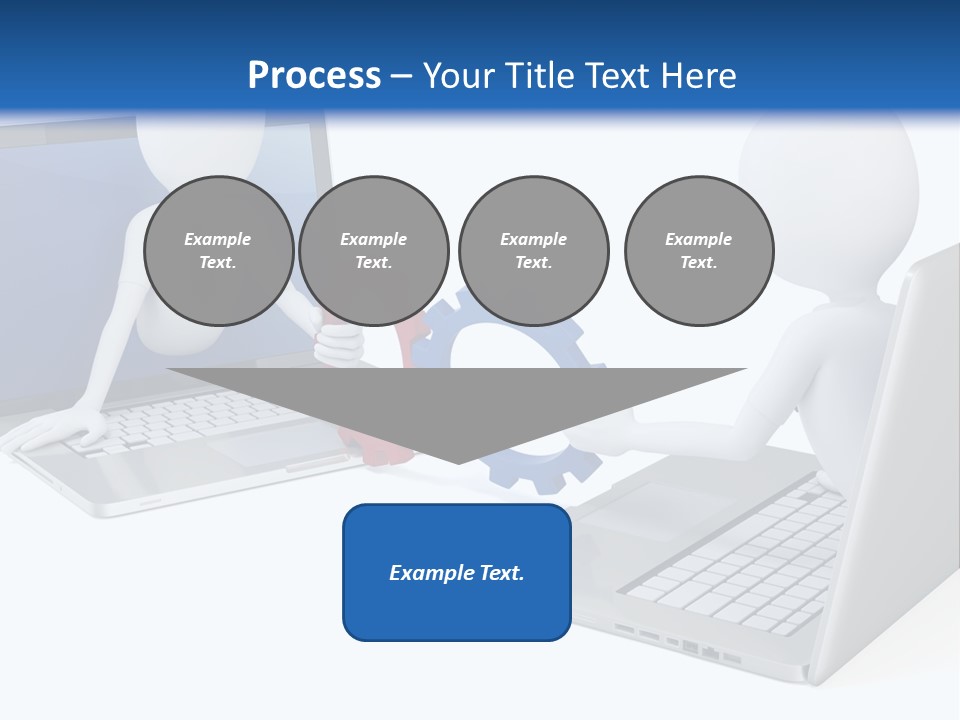 Online Male Businessman PowerPoint Template