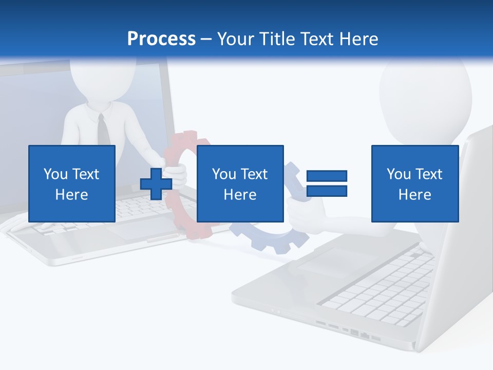 Online Male Businessman PowerPoint Template