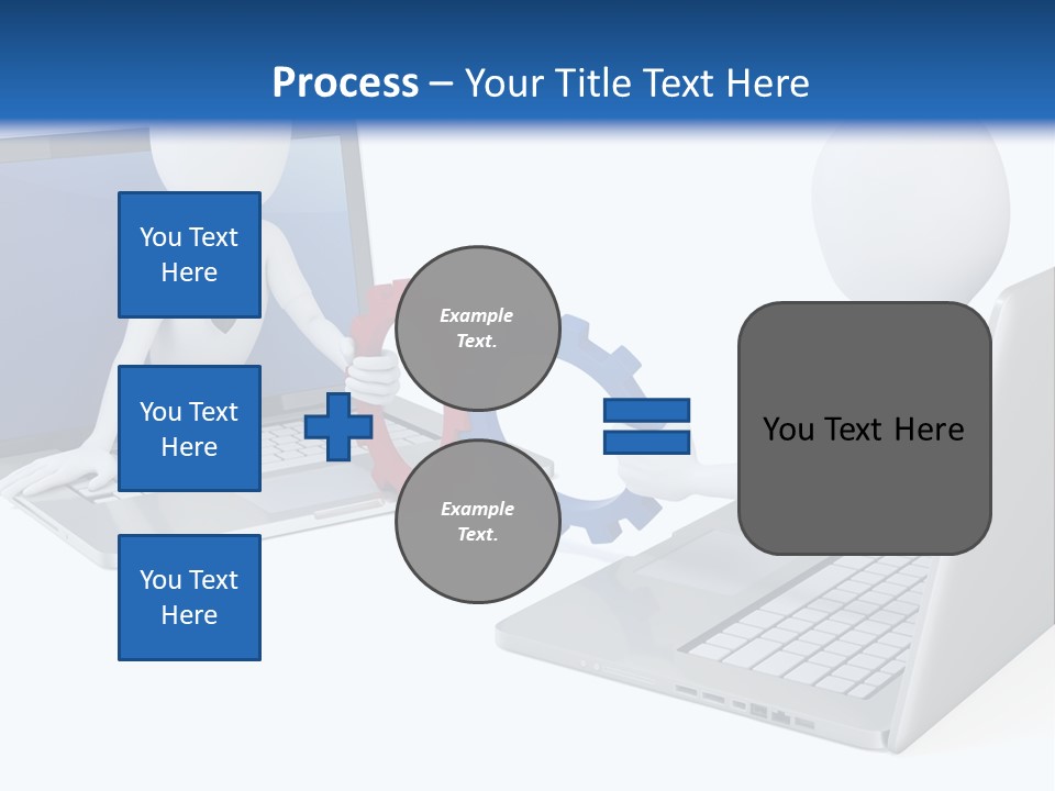 Online Male Businessman PowerPoint Template