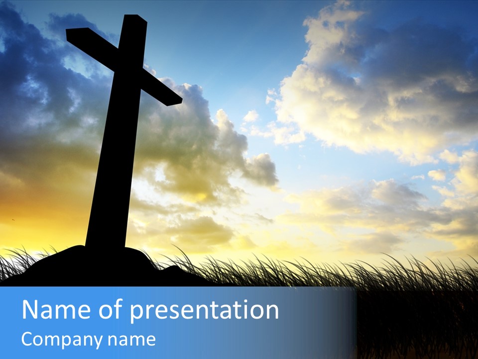 Faith Christianity Religious PowerPoint Template