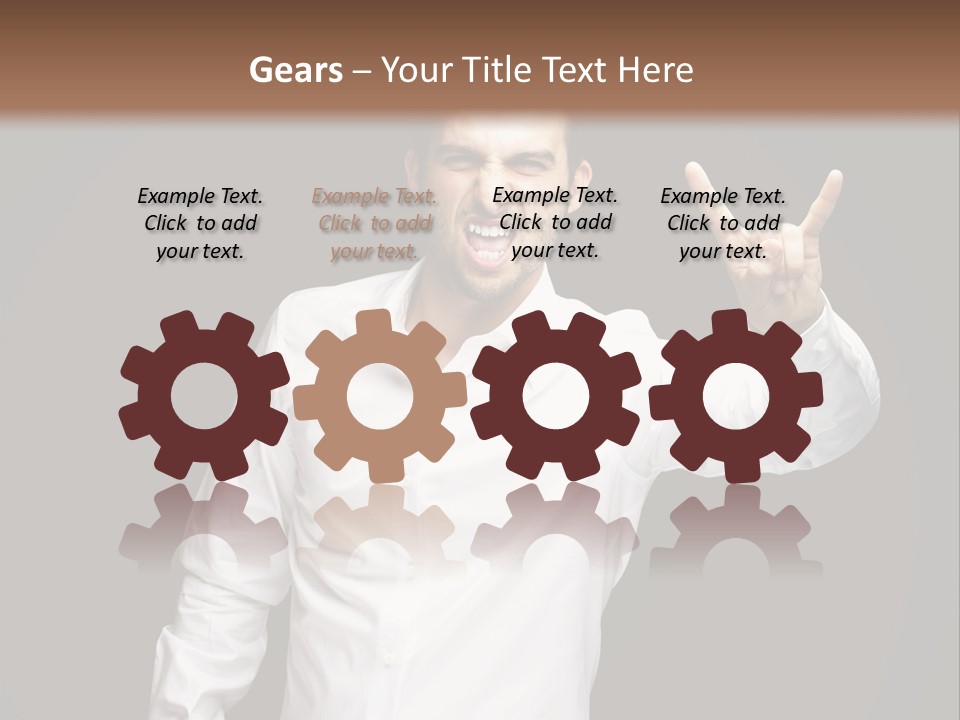 Gesture Wrist Body PowerPoint Template