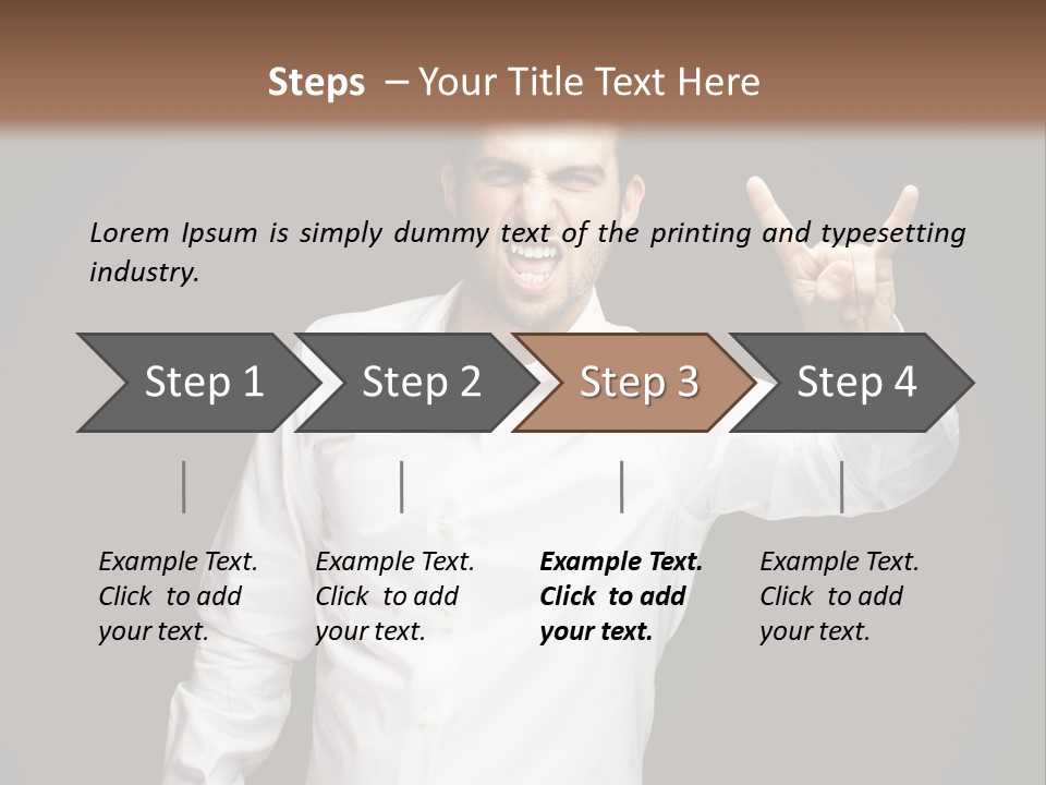Gesture Wrist Body PowerPoint Template