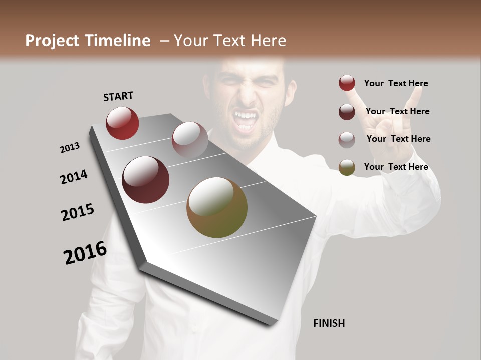 Gesture Wrist Body PowerPoint Template