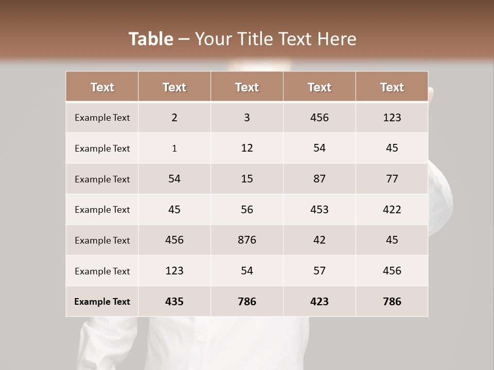 Gesture Wrist Body PowerPoint Template
