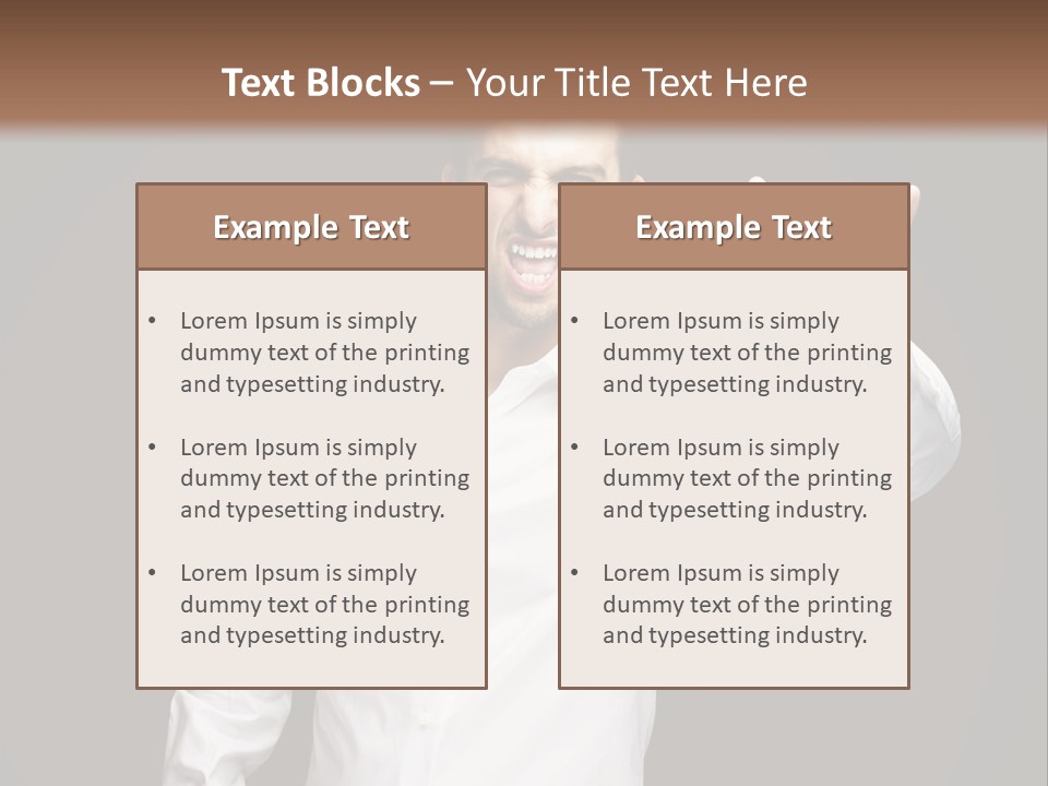 Gesture Wrist Body PowerPoint Template
