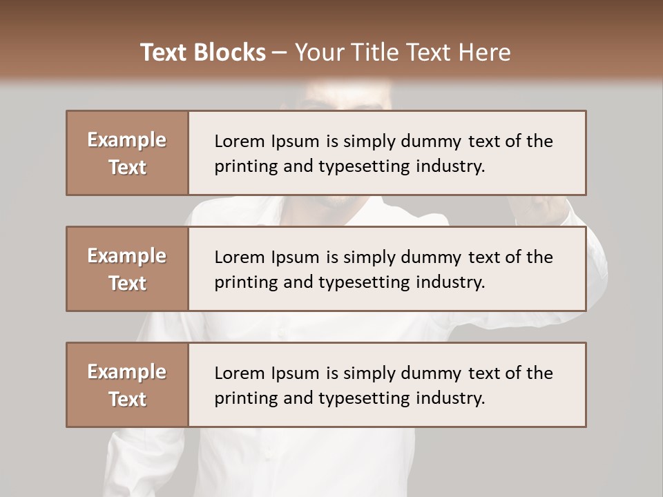 Gesture Wrist Body PowerPoint Template