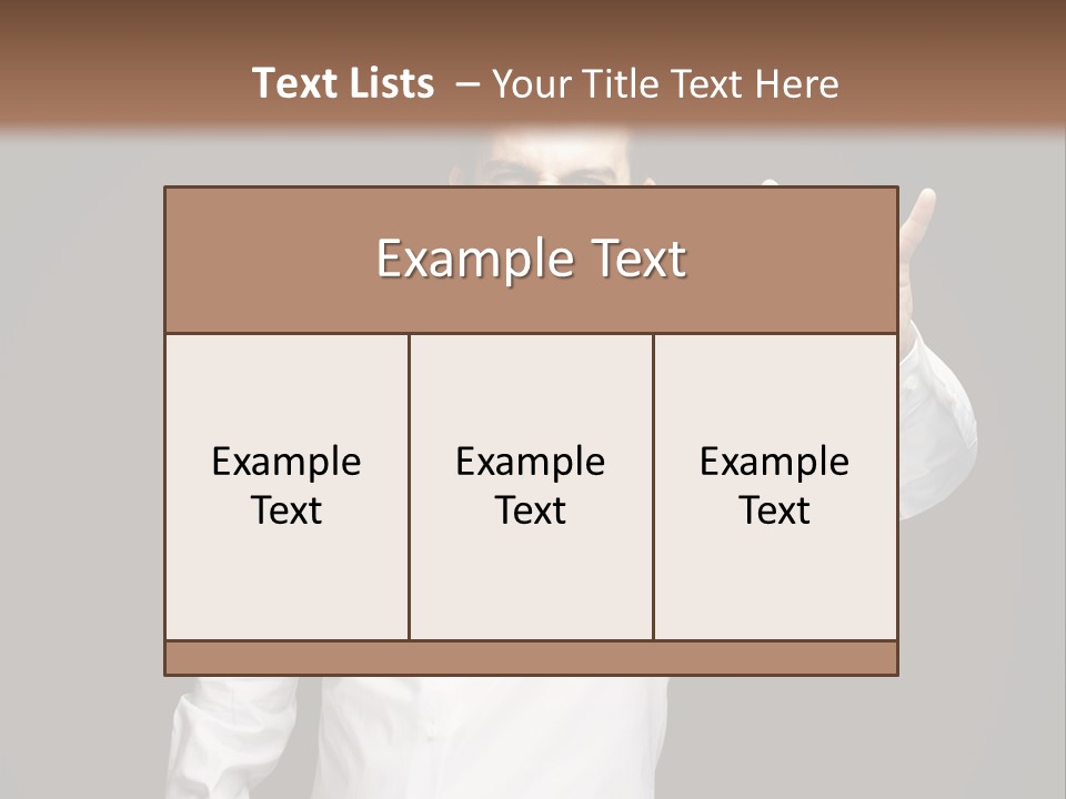 Gesture Wrist Body PowerPoint Template