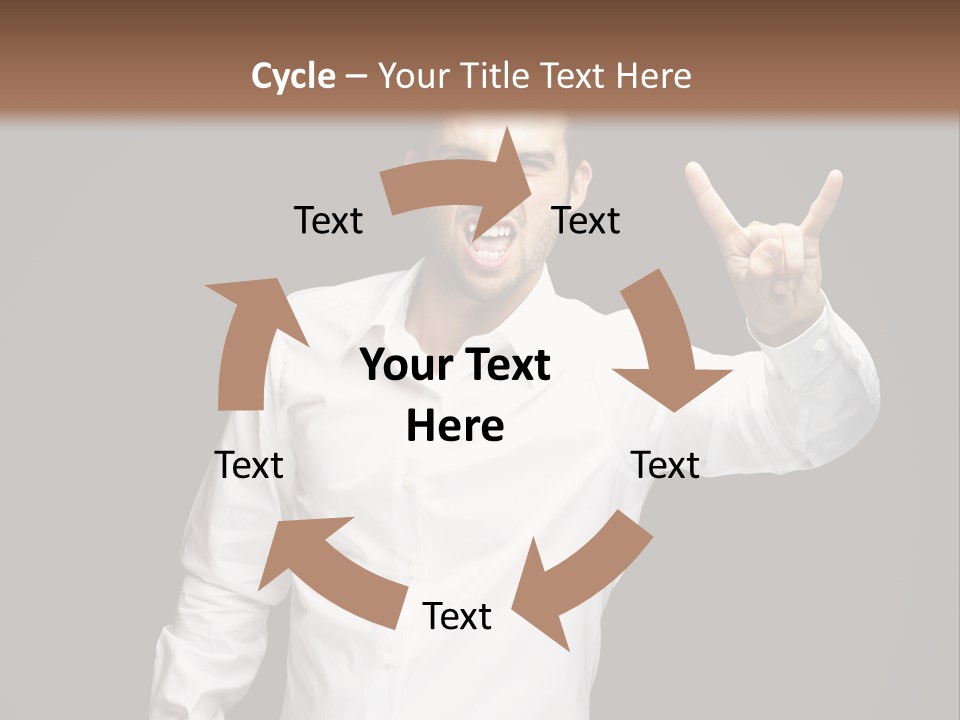 Gesture Wrist Body PowerPoint Template