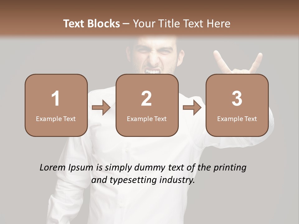 Gesture Wrist Body PowerPoint Template