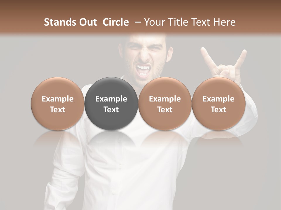 Gesture Wrist Body PowerPoint Template