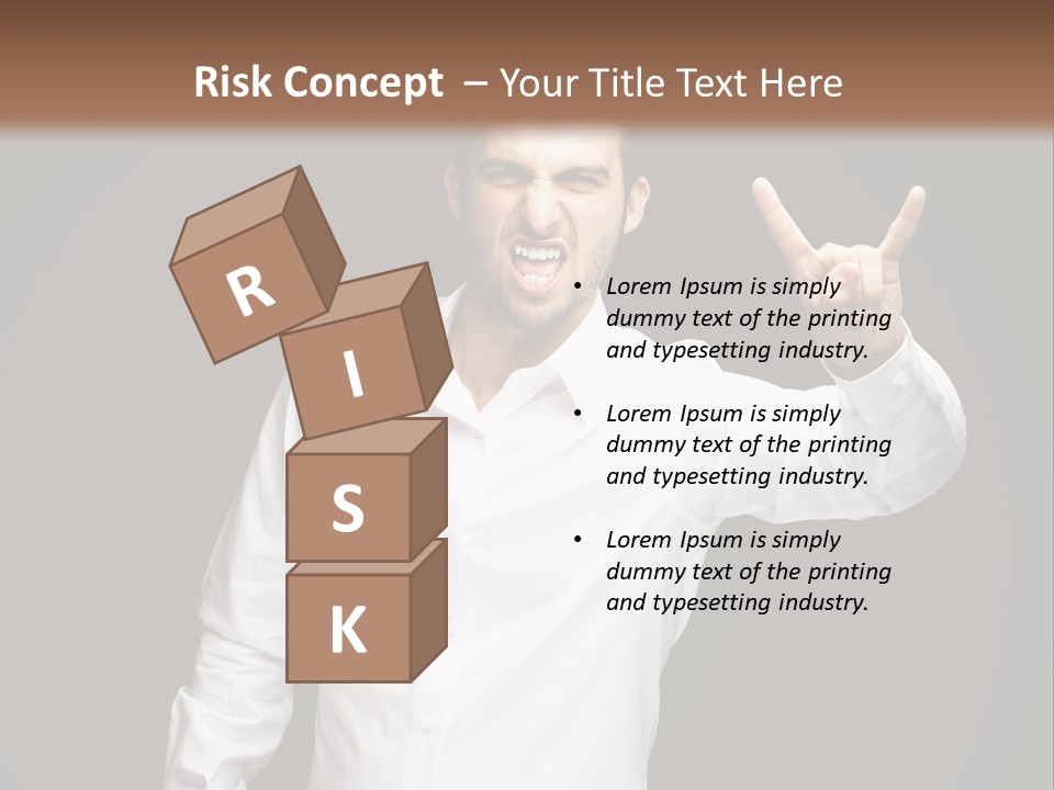 Gesture Wrist Body PowerPoint Template