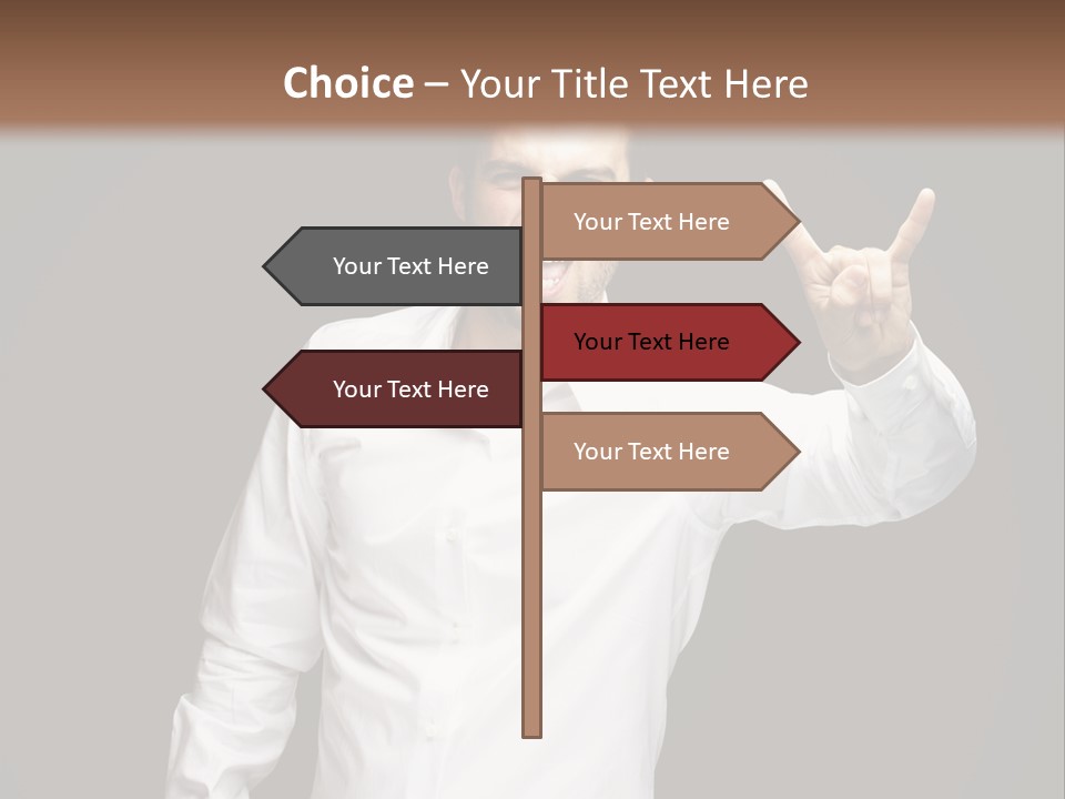 Gesture Wrist Body PowerPoint Template