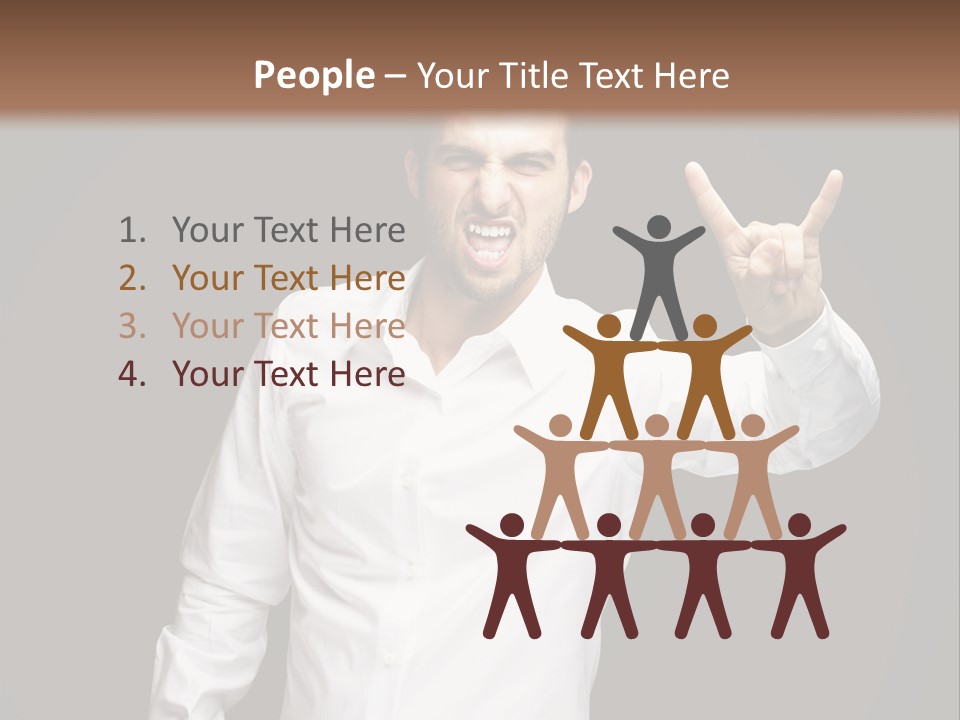 Gesture Wrist Body PowerPoint Template