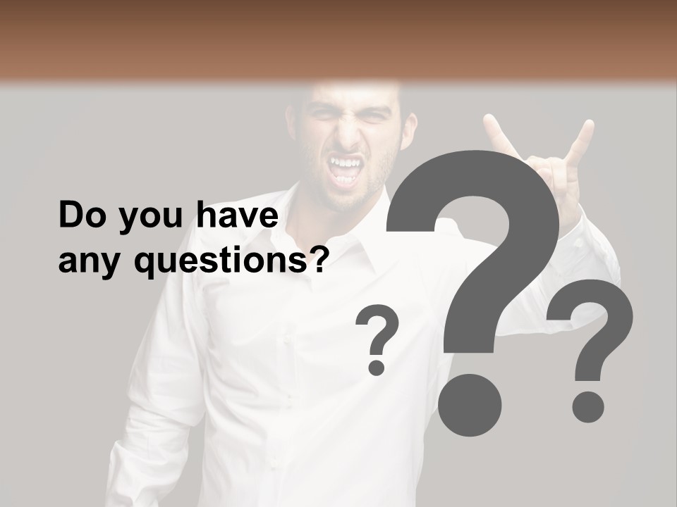 Gesture Wrist Body PowerPoint Template