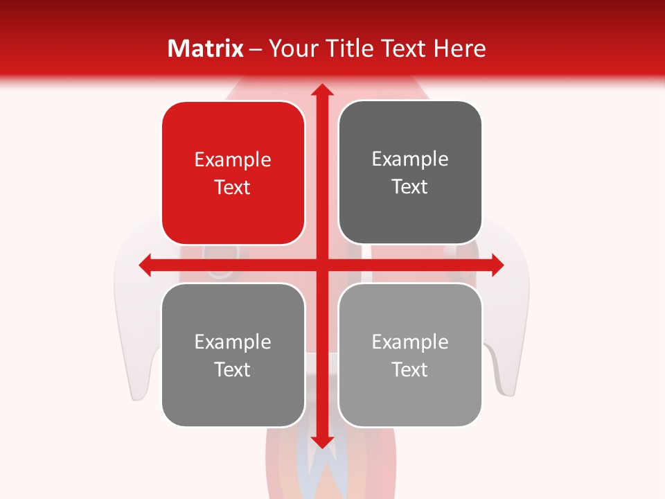 A Red Rocket Ship With A White Background PowerPoint Template