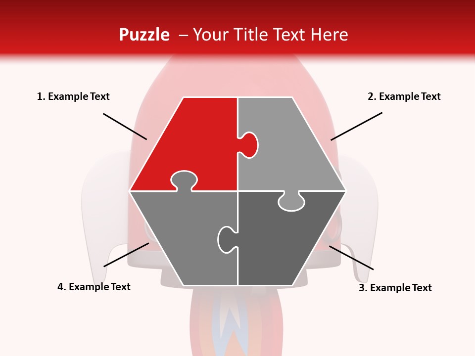 A Red Rocket Ship With A White Background PowerPoint Template