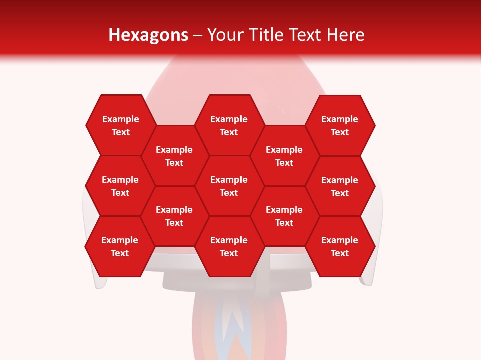 A Red Rocket Ship With A White Background PowerPoint Template