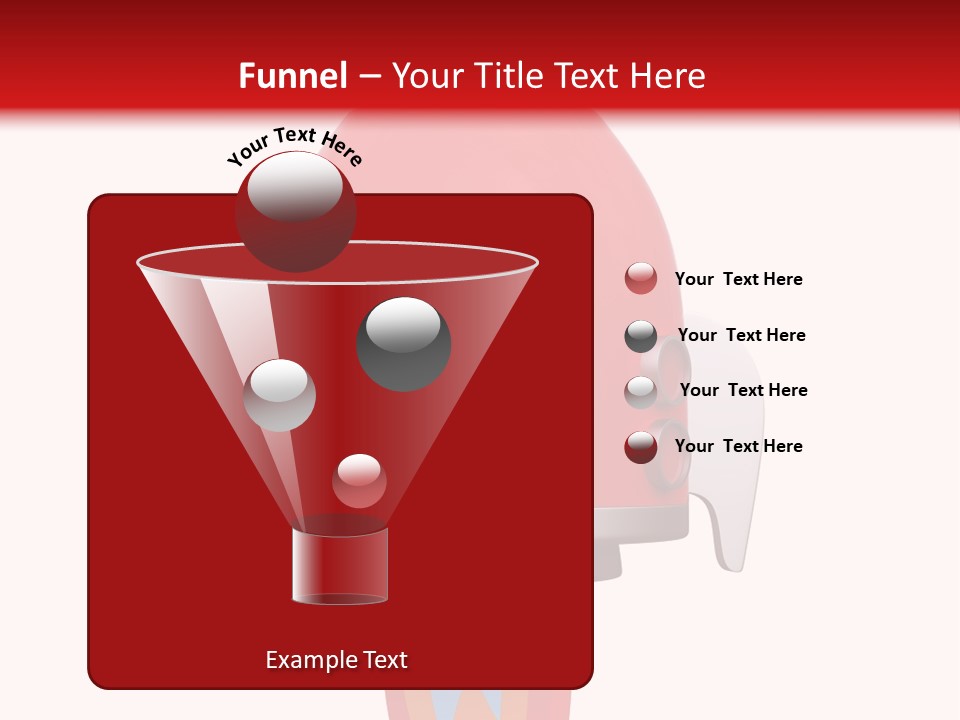 A Red Rocket Ship With A White Background PowerPoint Template