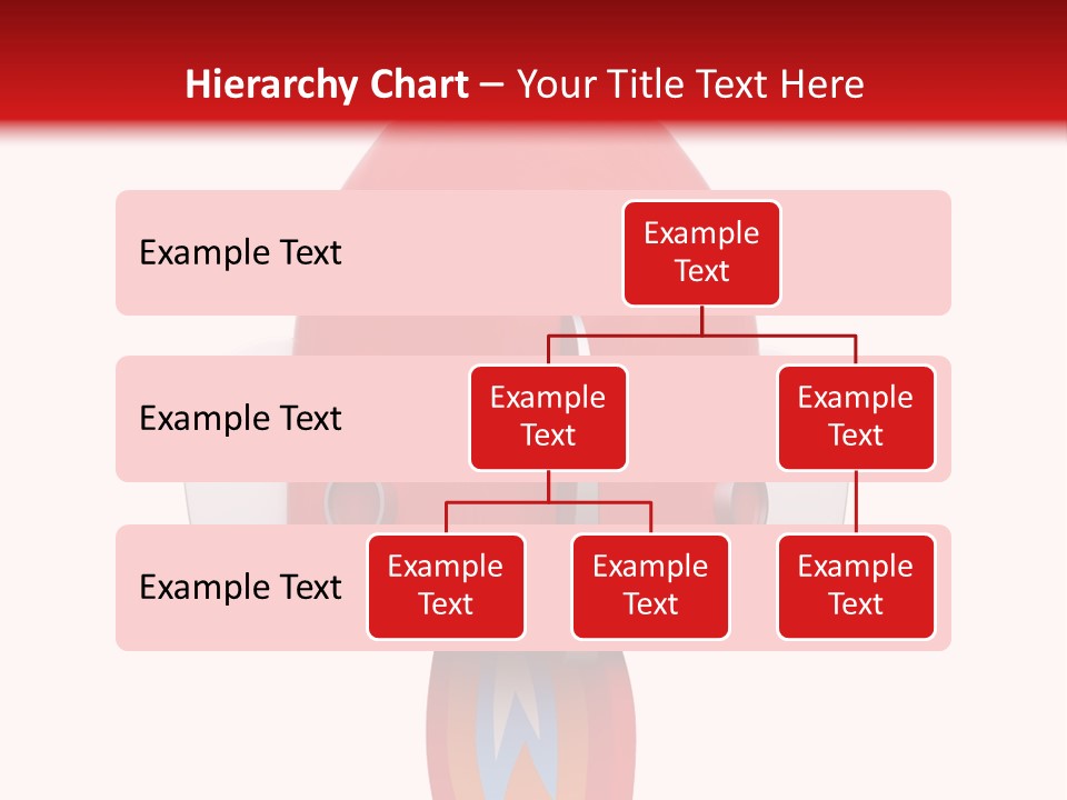 A Red Rocket Ship With A White Background PowerPoint Template