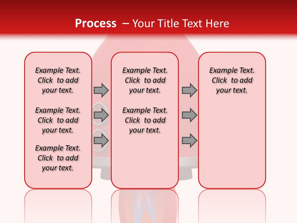 A Red Rocket Ship With A White Background PowerPoint Template