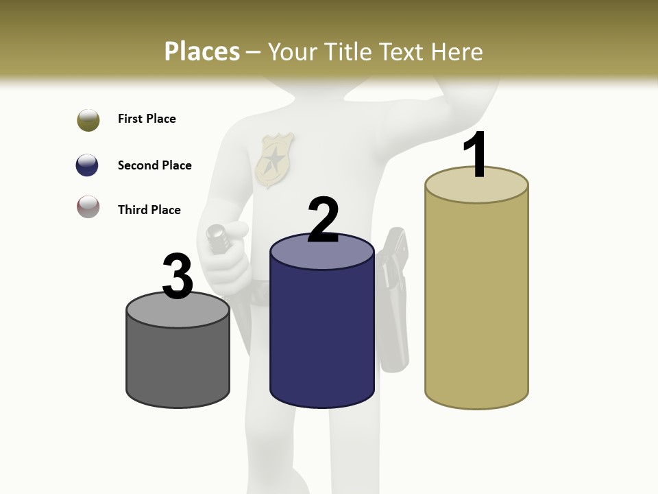 Guy Officer Belt PowerPoint Template