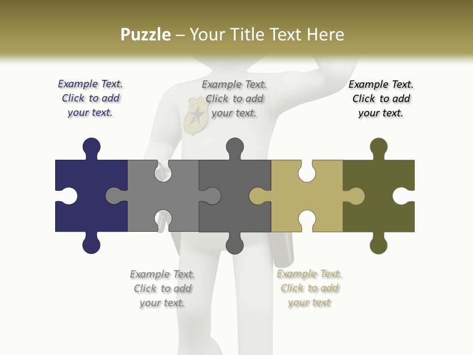 Guy Officer Belt PowerPoint Template