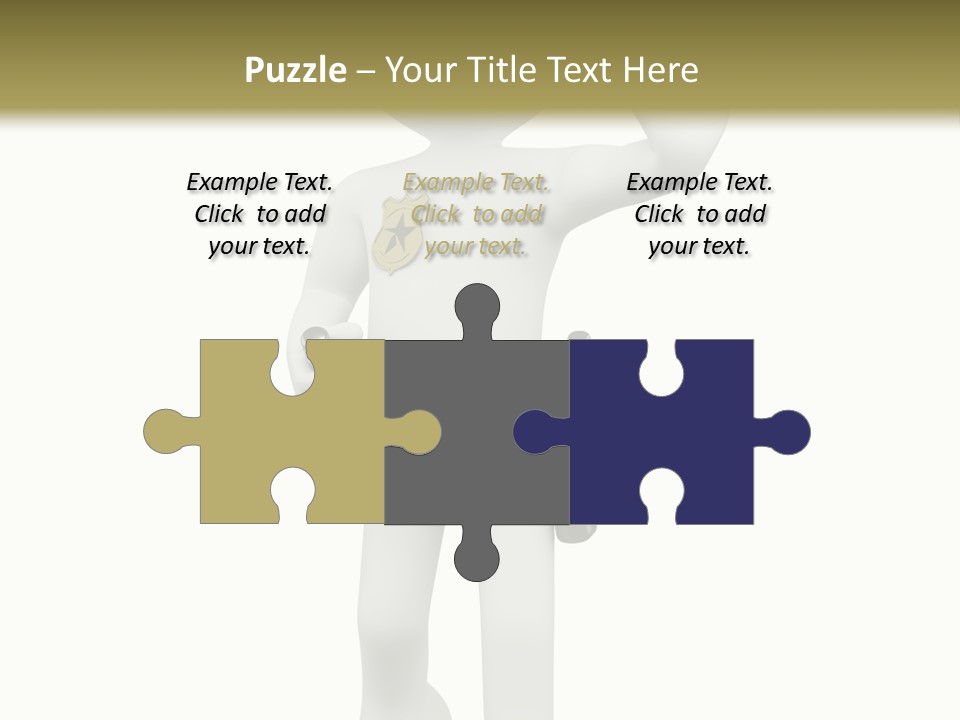 Guy Officer Belt PowerPoint Template