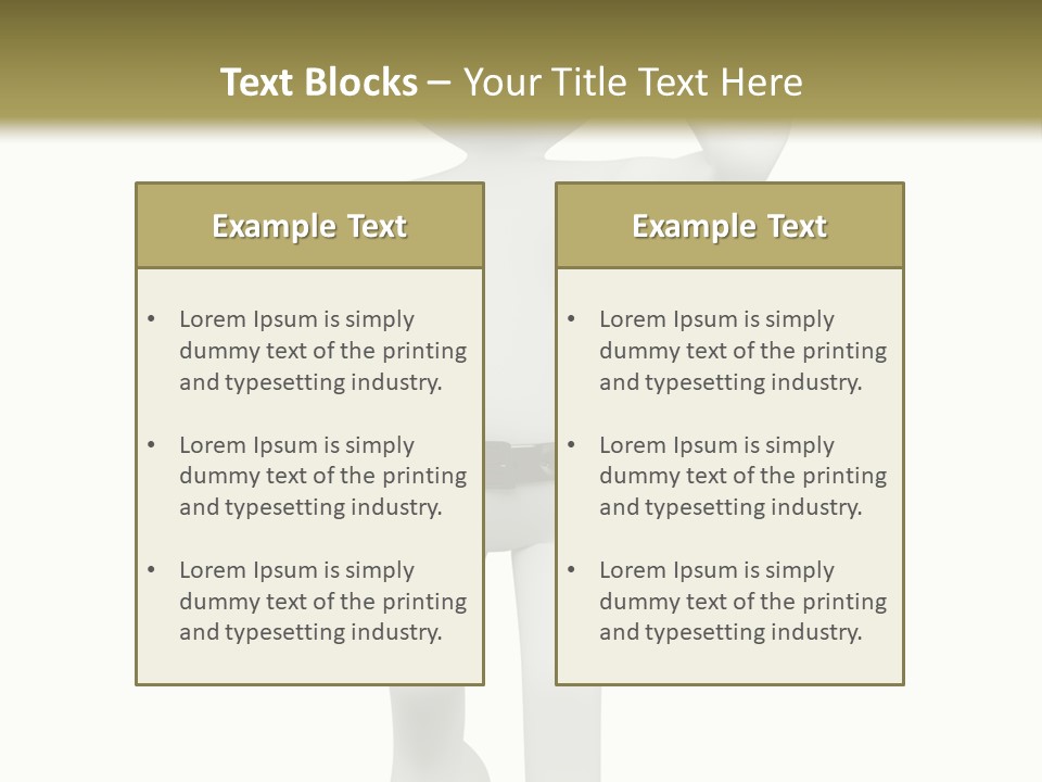 Guy Officer Belt PowerPoint Template
