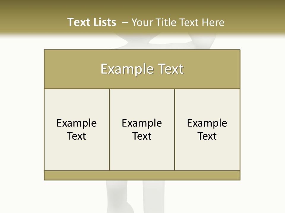 Guy Officer Belt PowerPoint Template