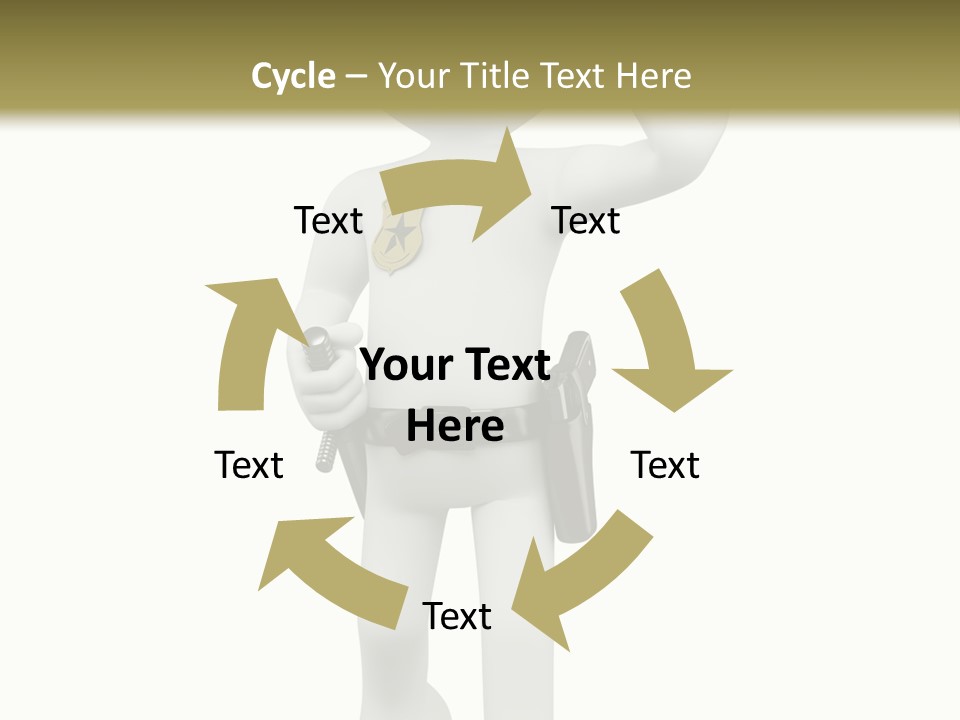 Guy Officer Belt PowerPoint Template