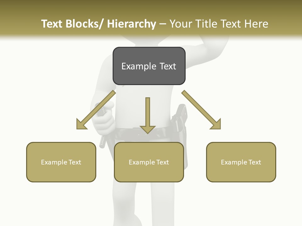 Guy Officer Belt PowerPoint Template