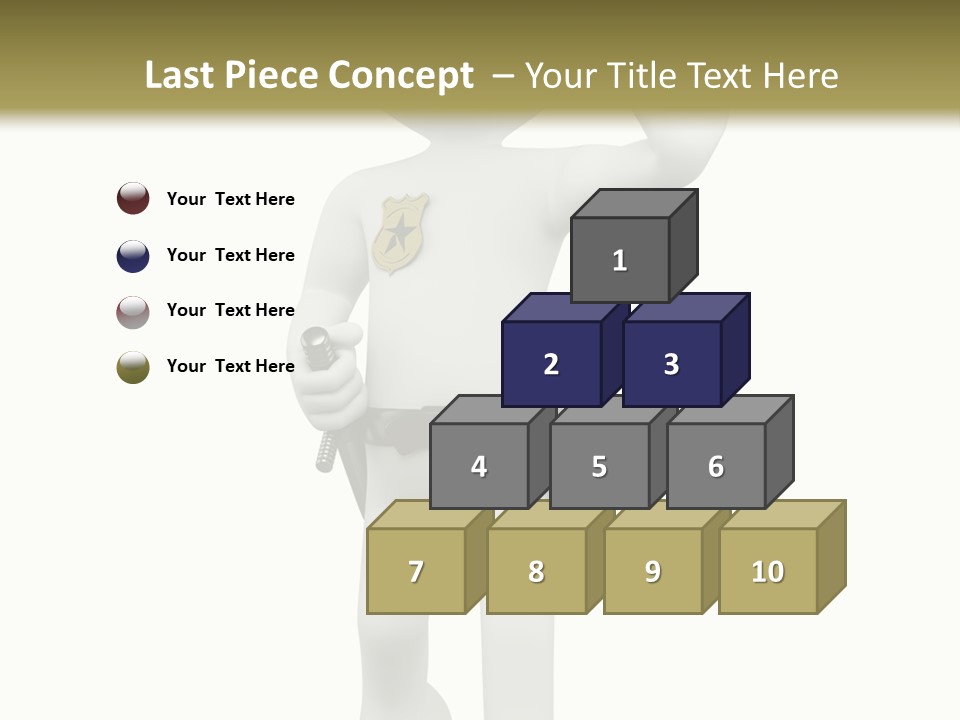 Guy Officer Belt PowerPoint Template