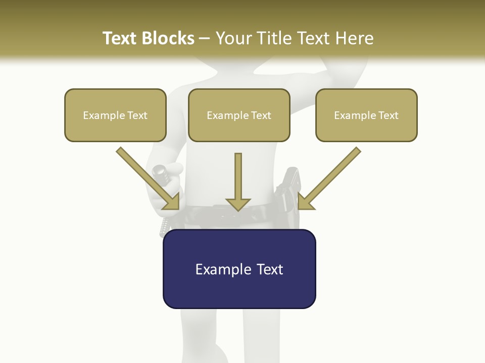 Guy Officer Belt PowerPoint Template