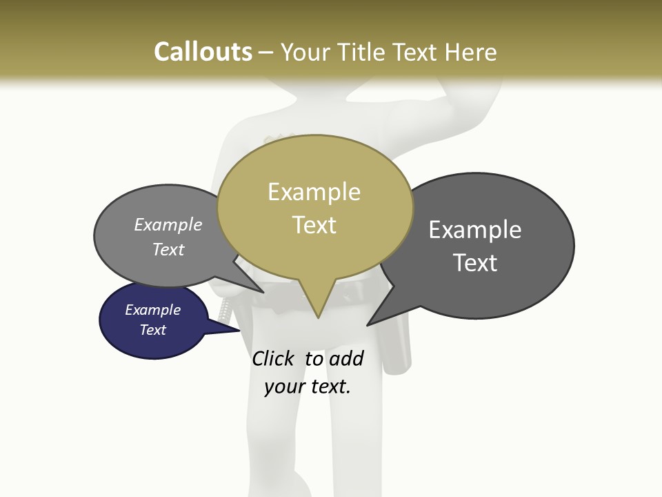 Guy Officer Belt PowerPoint Template