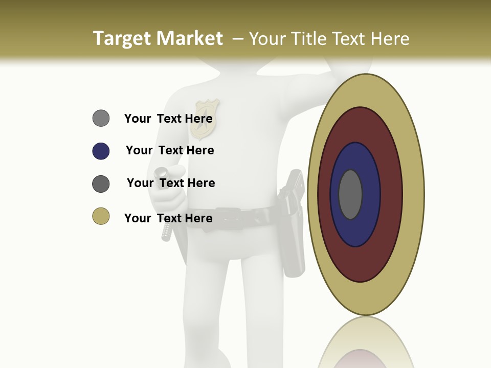 Guy Officer Belt PowerPoint Template