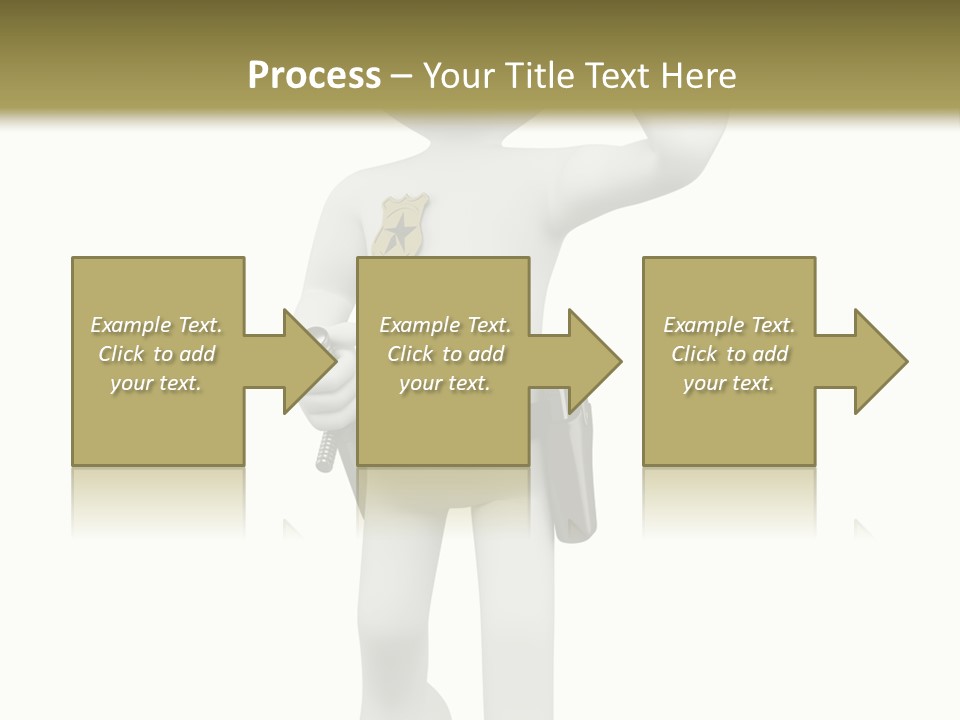 Guy Officer Belt PowerPoint Template