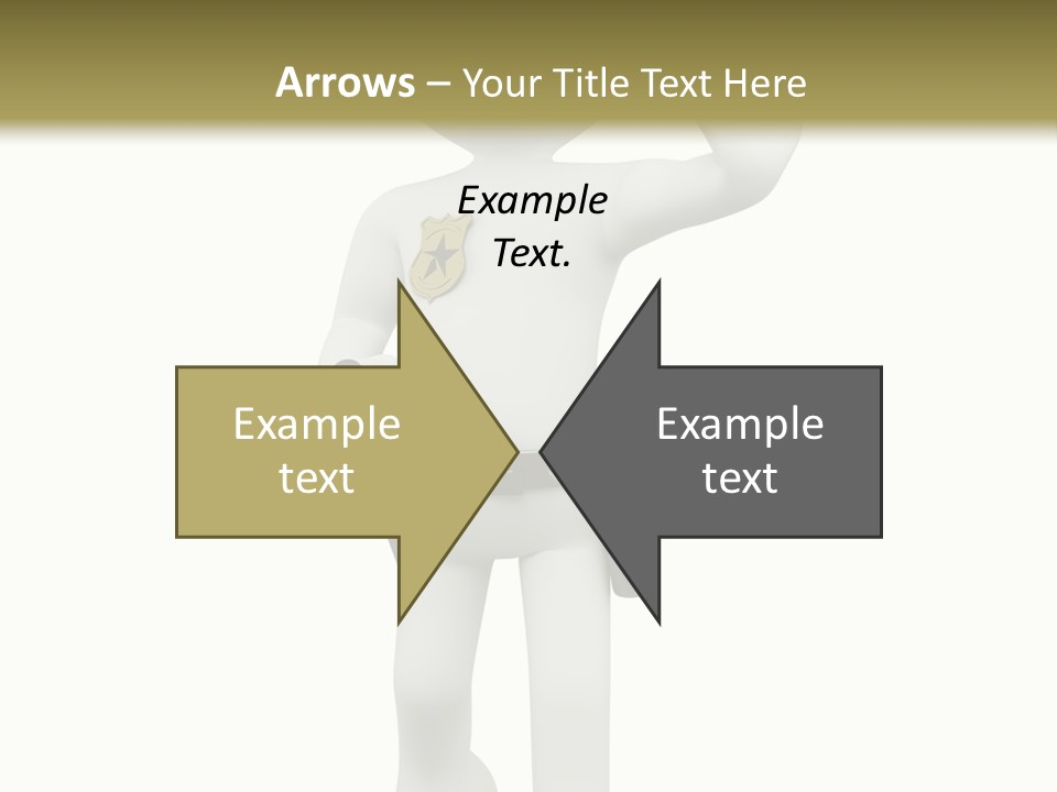 Guy Officer Belt PowerPoint Template