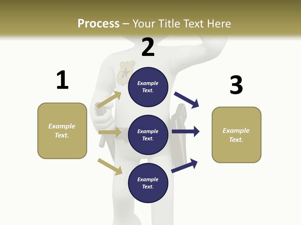 Guy Officer Belt PowerPoint Template