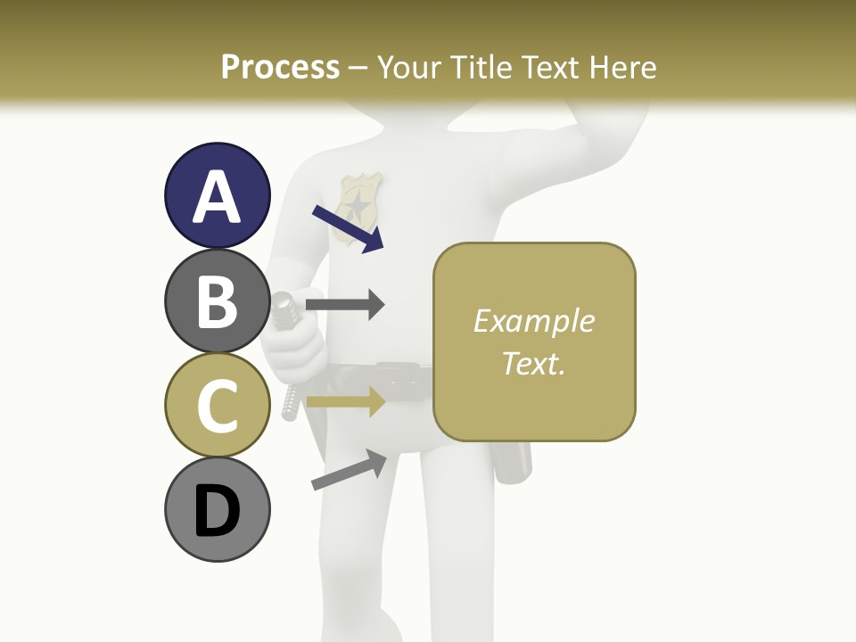 Guy Officer Belt PowerPoint Template