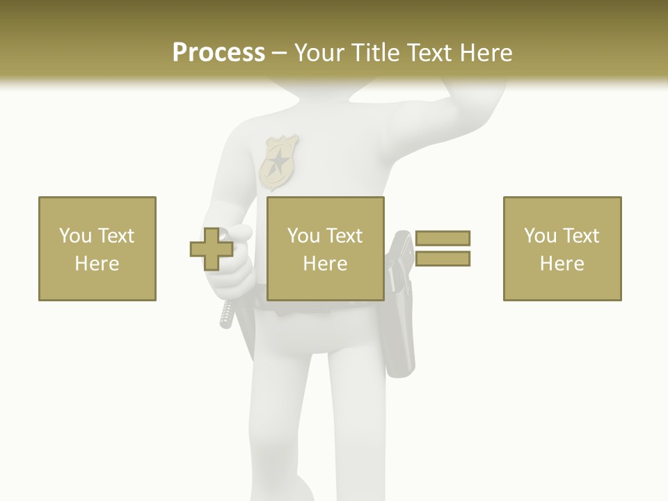 Guy Officer Belt PowerPoint Template