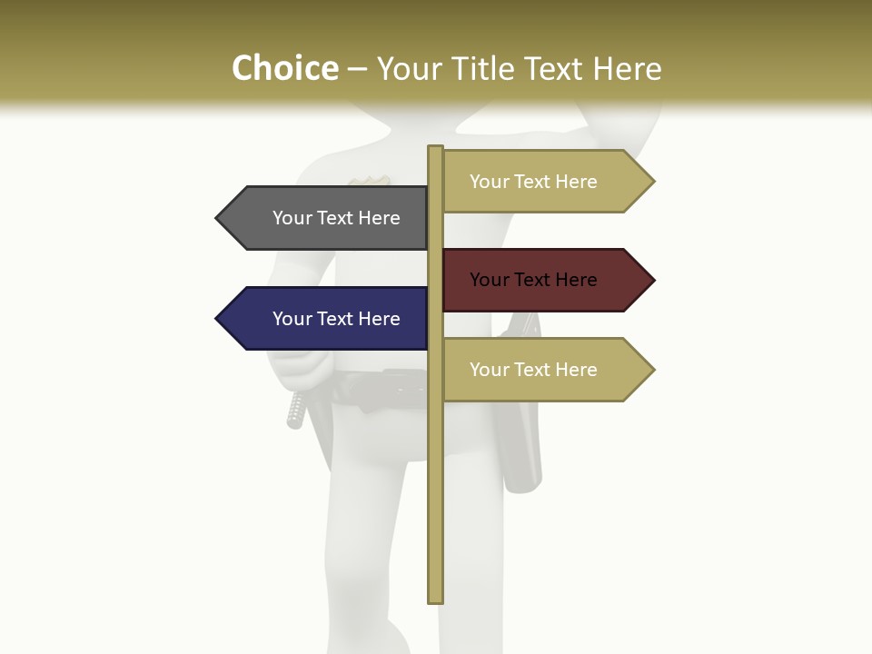 Guy Officer Belt PowerPoint Template