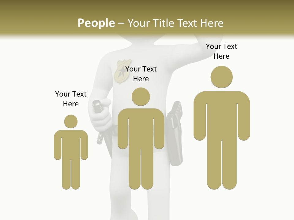 Guy Officer Belt PowerPoint Template