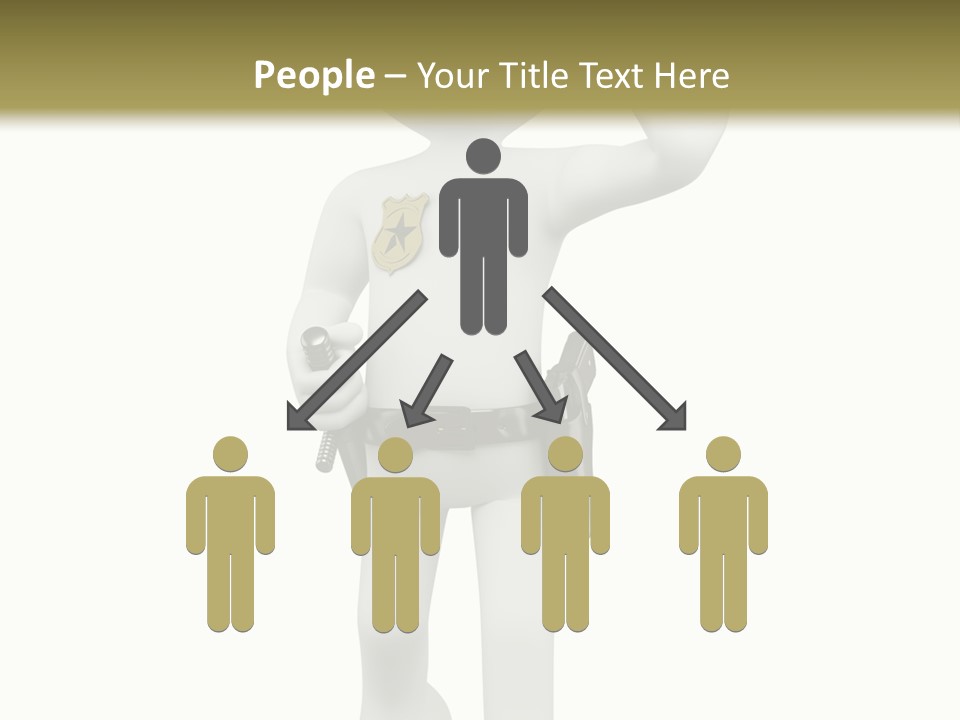 Guy Officer Belt PowerPoint Template