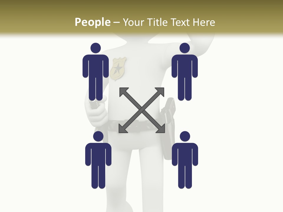 Guy Officer Belt PowerPoint Template