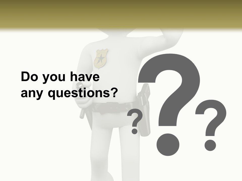 Guy Officer Belt PowerPoint Template