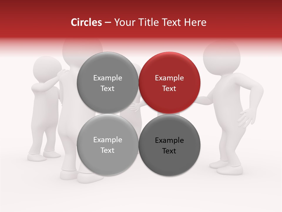 Standing Explaining Company PowerPoint Template