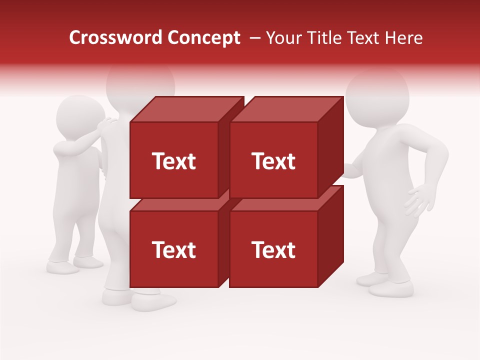 Standing Explaining Company PowerPoint Template